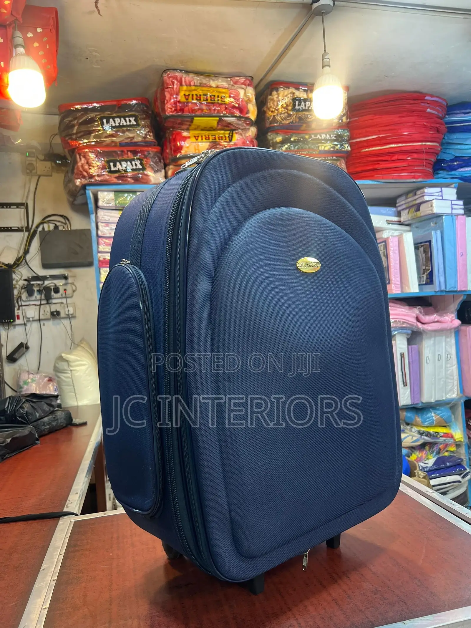 Cloth Suit Cases Medium Size - Blue, Pink, Maroon