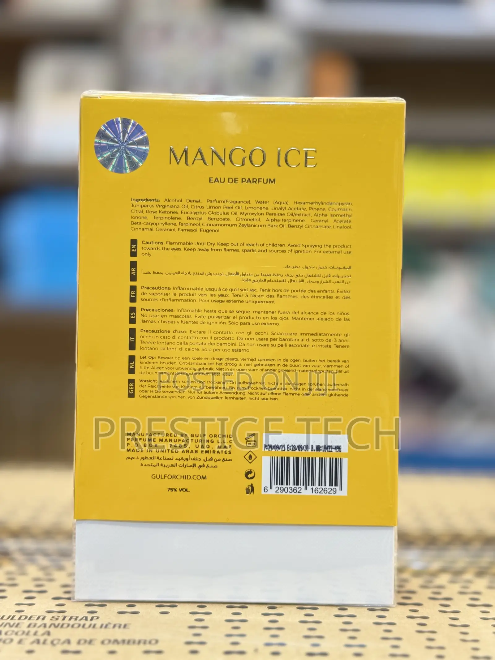 Mango Ice By Gulf Orchid Unisex Aromatic Fruity Perfume