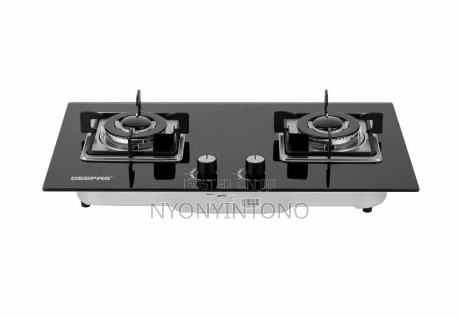 Geepas 2-in-1 Inbuilt Gas Hobb With Tempred Glass Top Ggc31018