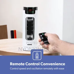 Geepas Top Quality Oscillating Mini Tower Fan With Remote Gf21174 Uk