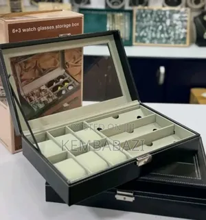 6+3 Watch And Glasses Storage Box