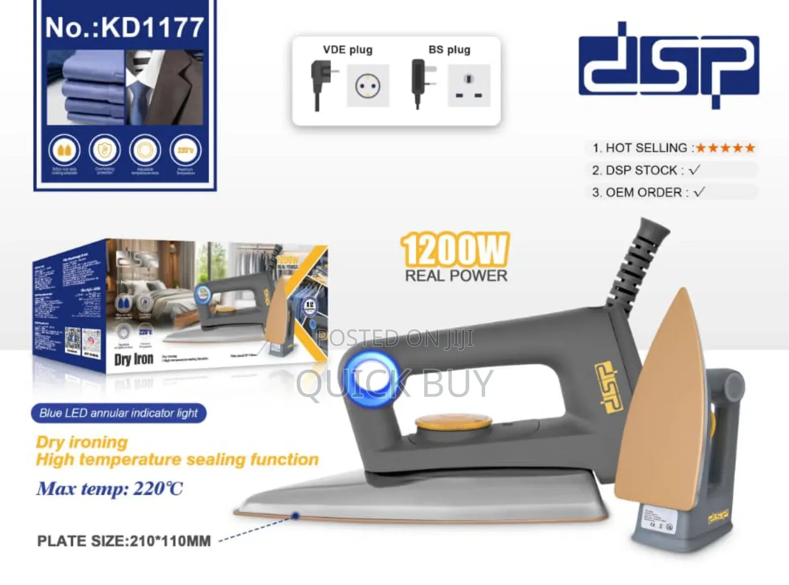 DSP Kd1177 Dry Iron.