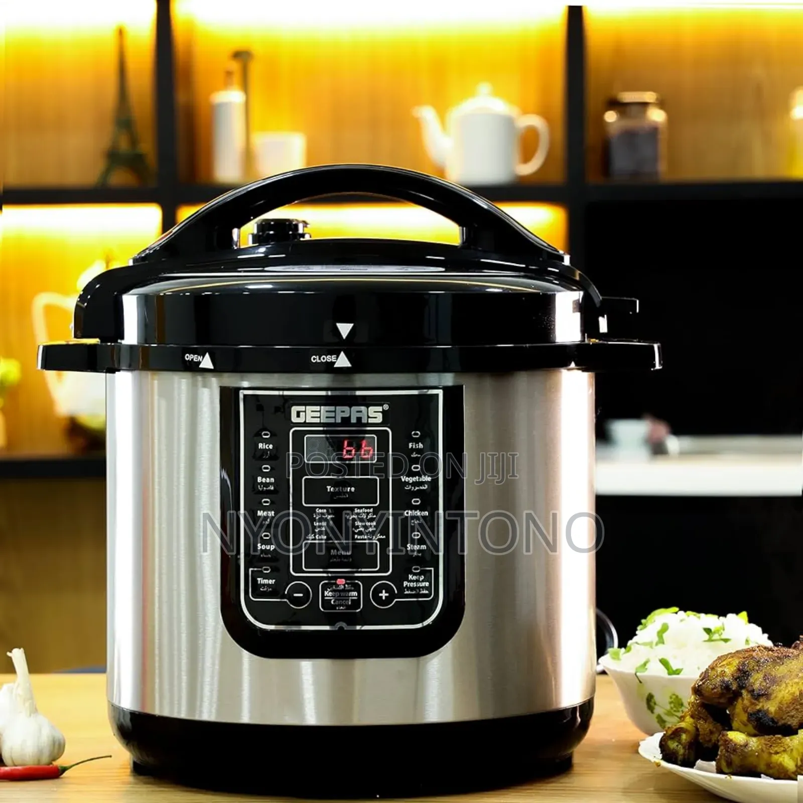 Geepas Pressure Cooker Digital 8liters