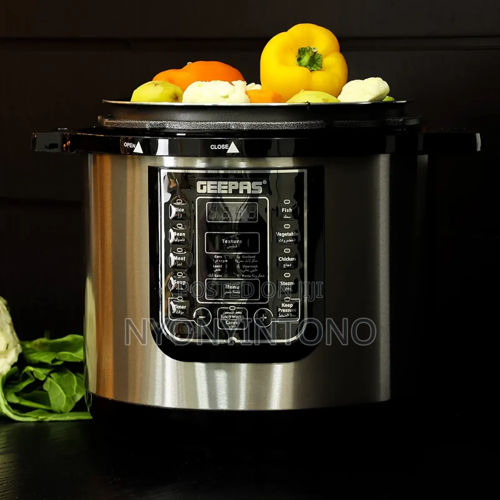 Geepas Pressure Cooker Digital 8liters