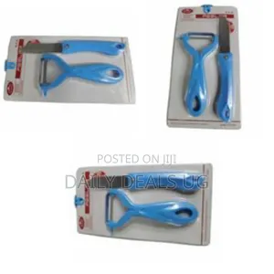 Fruit Knife,Vegetable, Potato Peeler in Blue - Cutlery Set