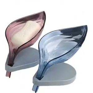 Leaf Soap Bathroom Soap Dish Sponge Case Holder