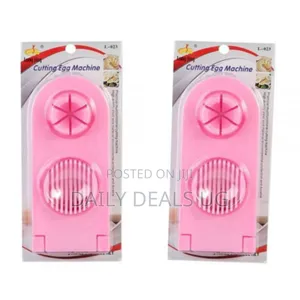 Egg Slicer Cutting Machine, Pink