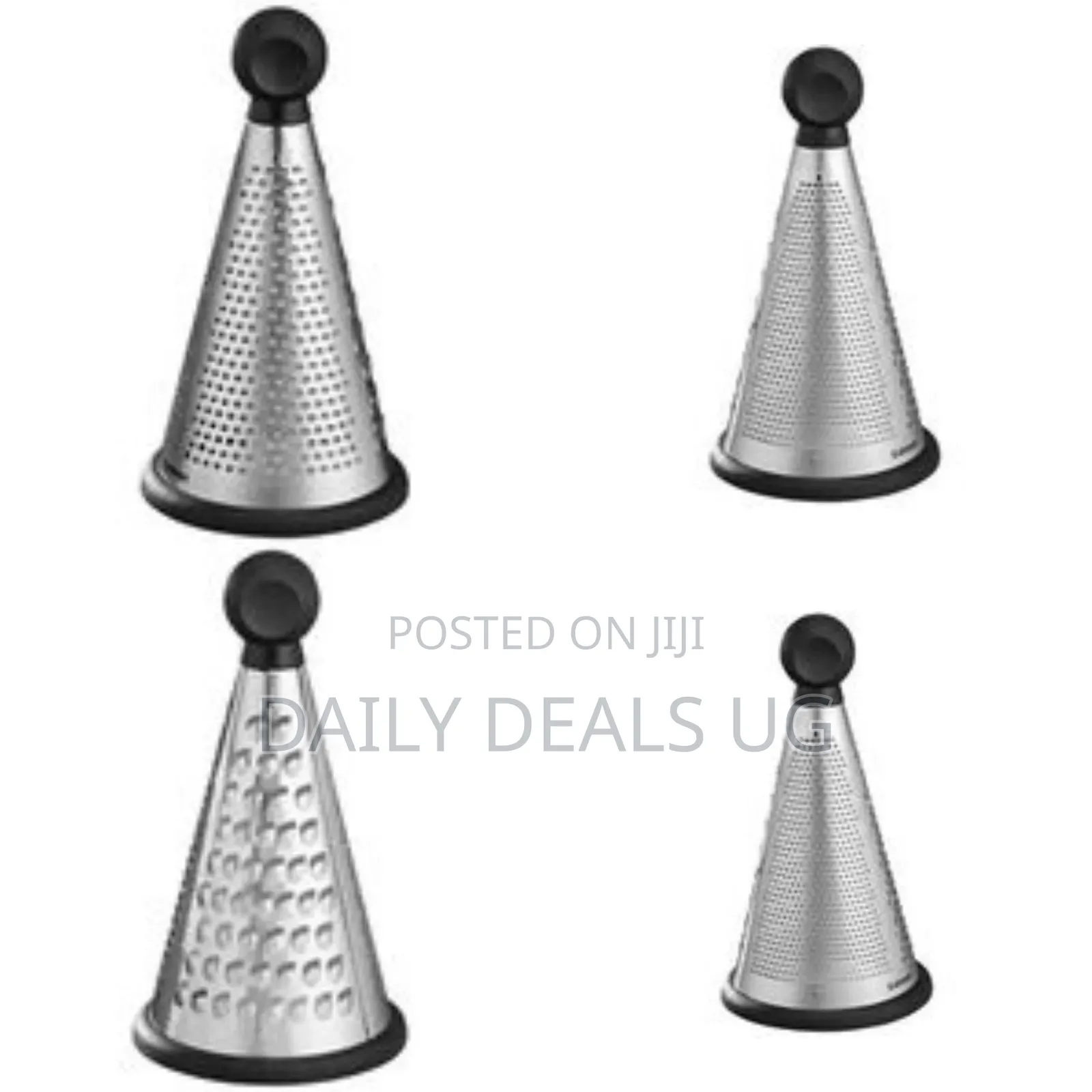 Cuisinart Conical Round Stainless Steel Grater-Silver -Silver