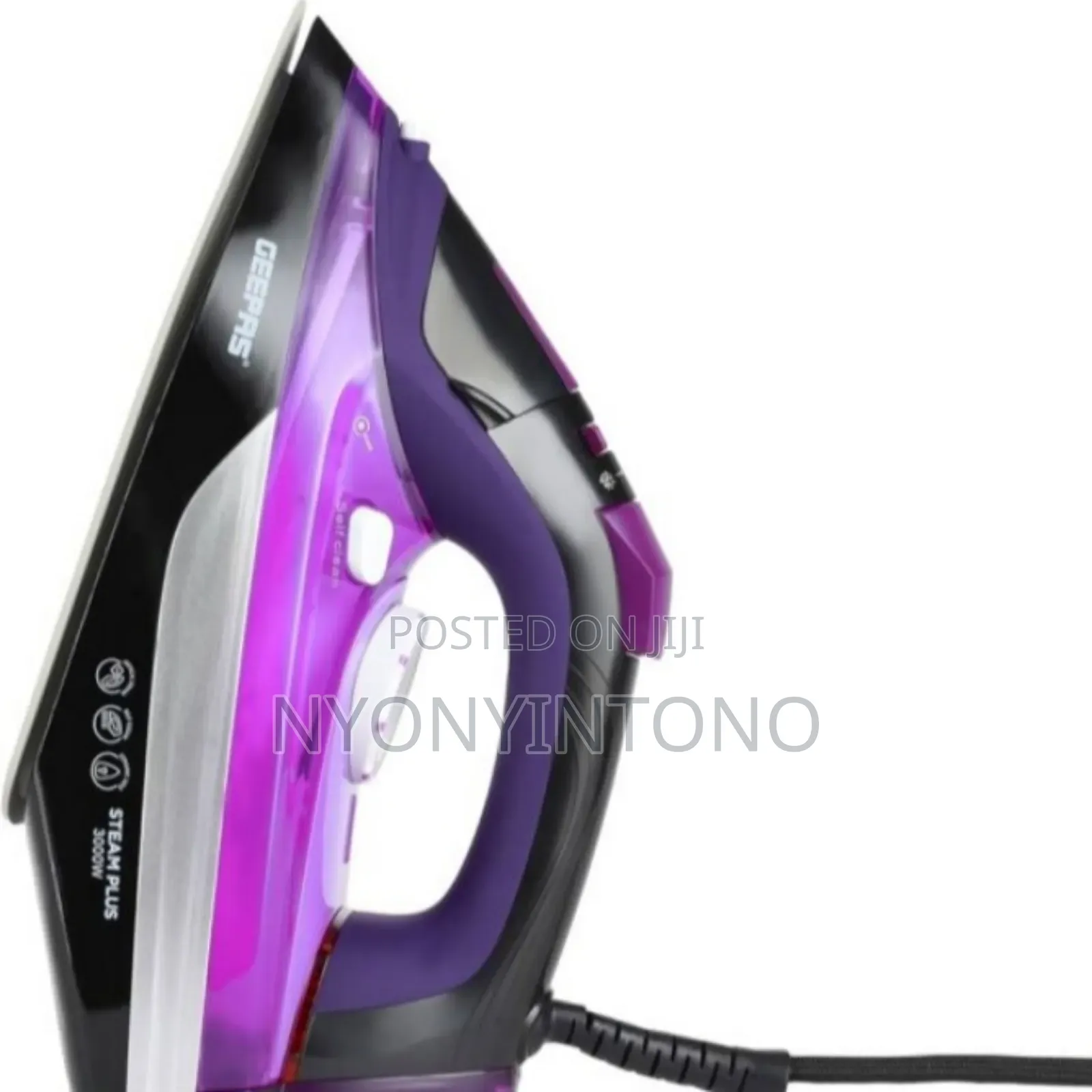 Geepas Ceramic 2 in 1 Dry and Steam Iron Gsi24025