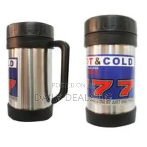 Hot and Cold Stainless Steel Vacuum Cup - Silver
