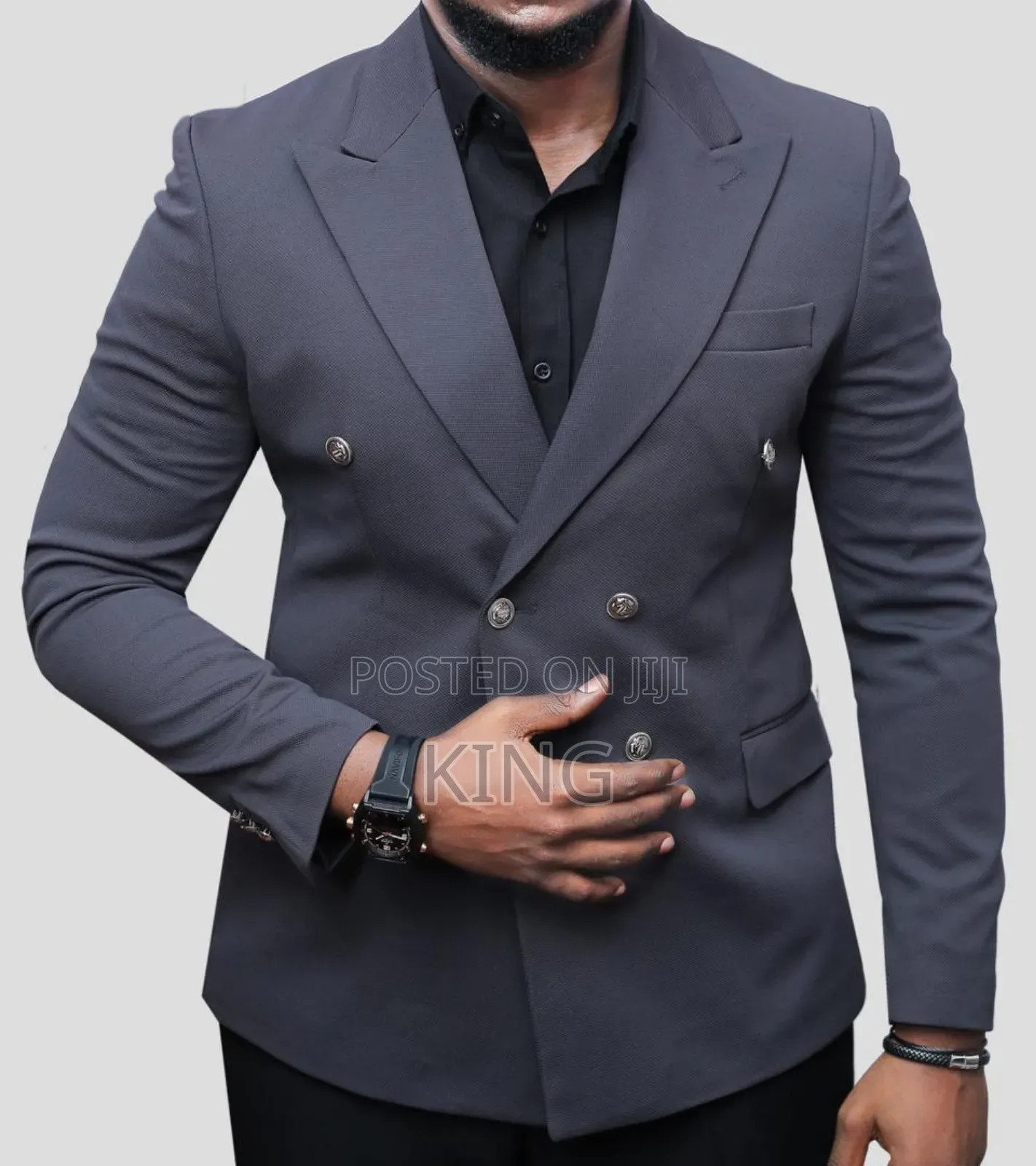 Dapper Blazer Double Breasted Blazer
