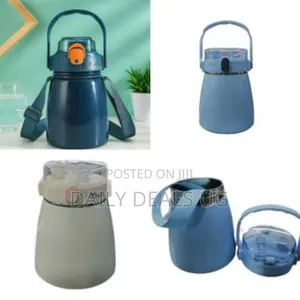 1000ml Stainless Steel Double Wall Vacuum Insulated Water Bottle Pot