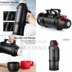 4l Stainless Steel Thermos Bottle Travel Water Kettle Vacuum Flask