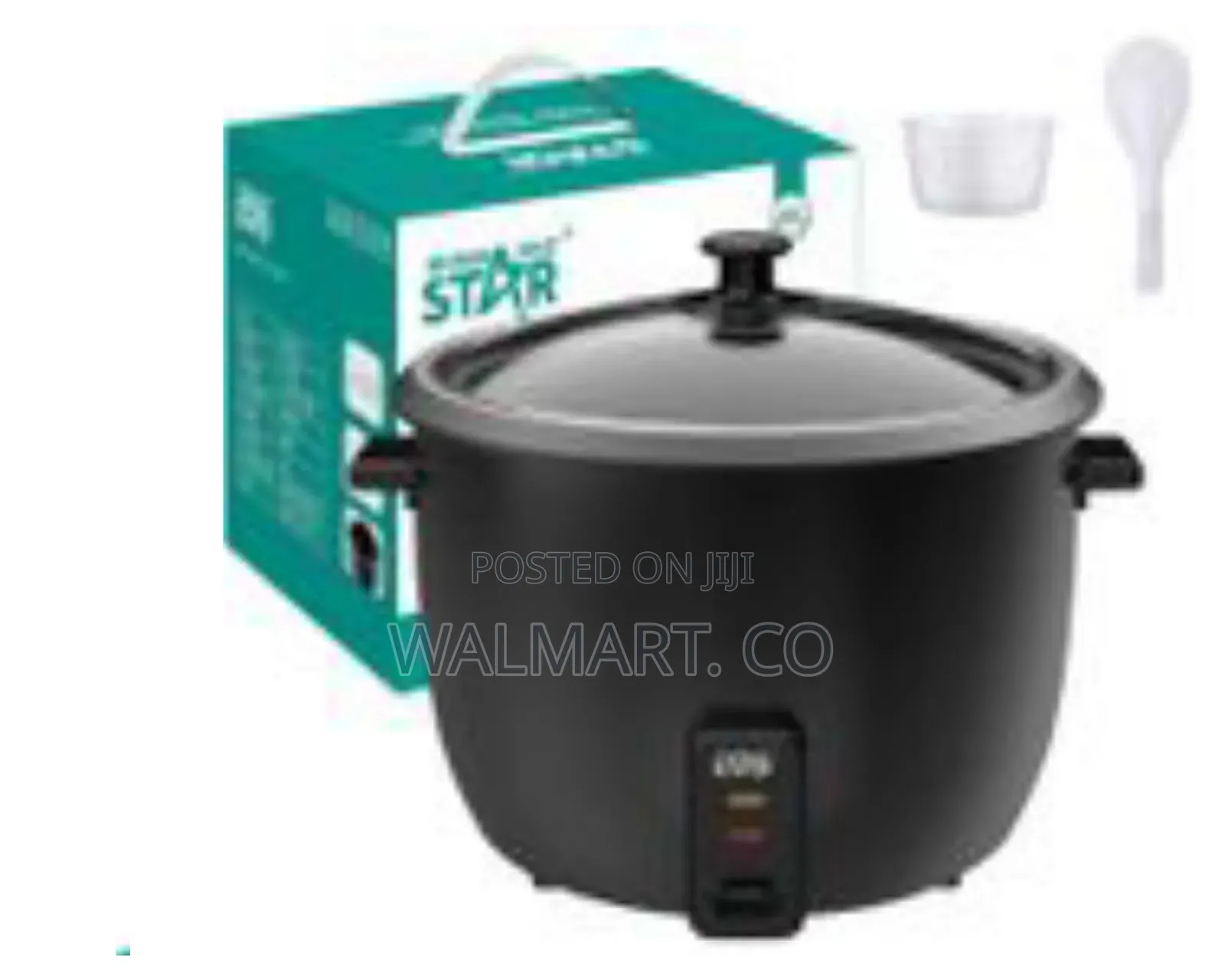Winning Star 6l Rice Cooker Steamer-Black