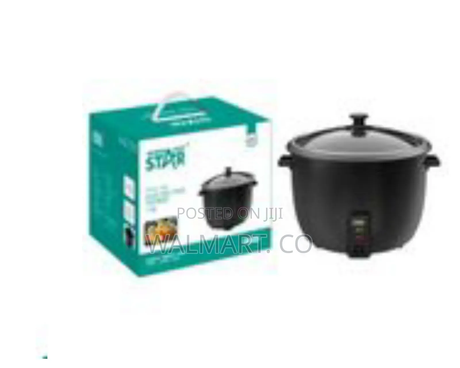 Winning Star 6l Rice Cooker Steamer-Black