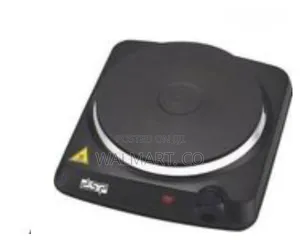 DSP Single Burner Heater Hot Plate With Charging Cable-Black