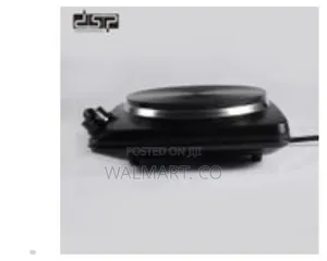 DSP Single Burner Heater Hot Plate With Charging Cable-Black