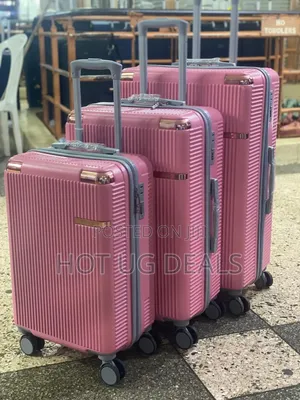 Large Size Waterproof Travel Suitcase- Pink