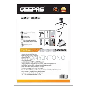 Geepas New Heavy Duty Garment Steamer