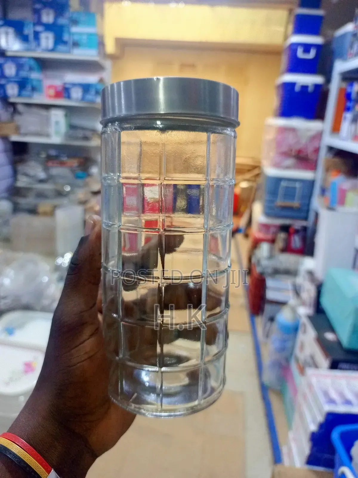 Pittsford Glass Storage Jar.