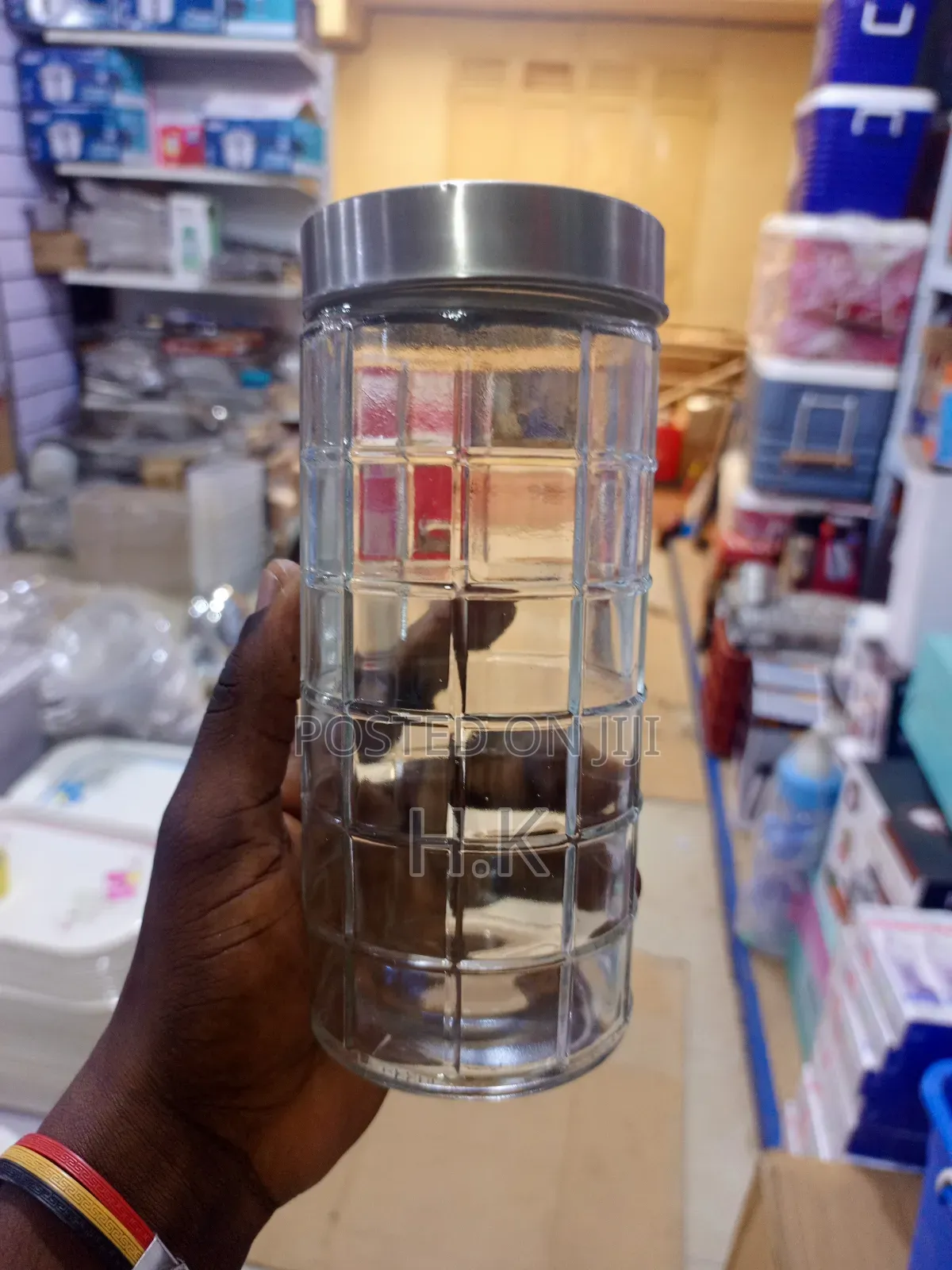 Pittsford Glass Storage Jar.