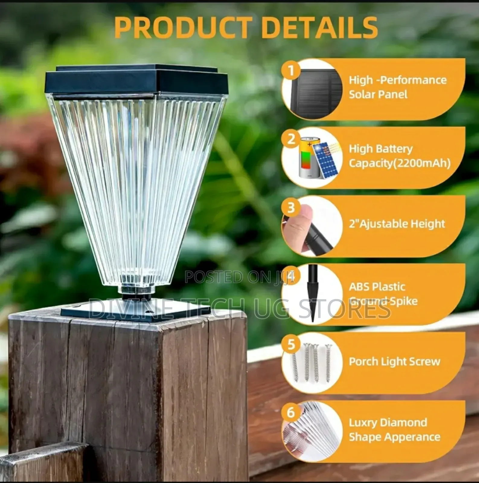 Solar Compound Light, Outdoor Solar Lights