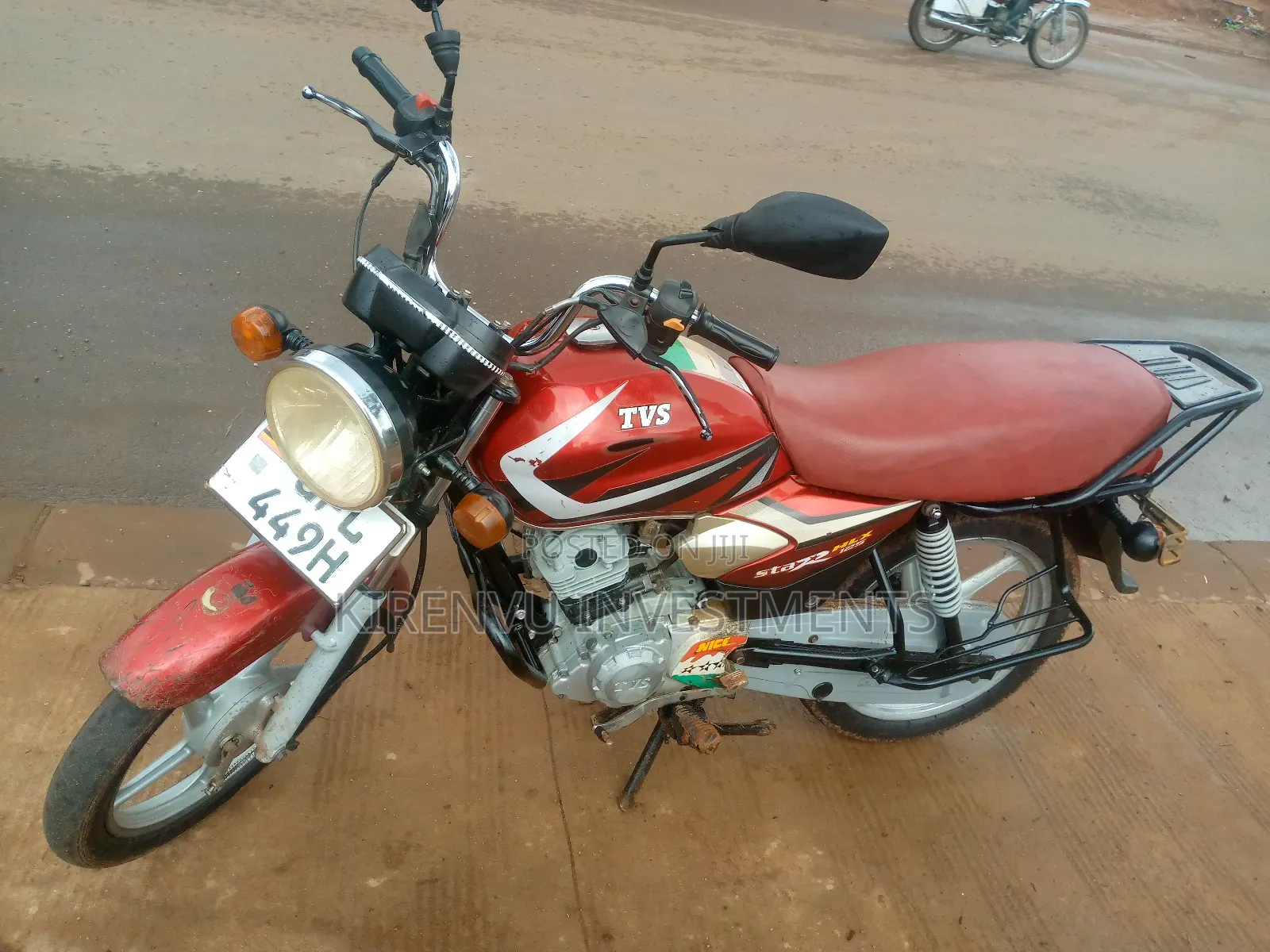 TVS HLX 125 2021 Red