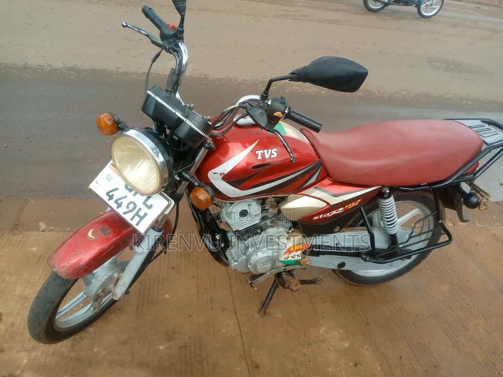 TVS HLX 125 2021 Red