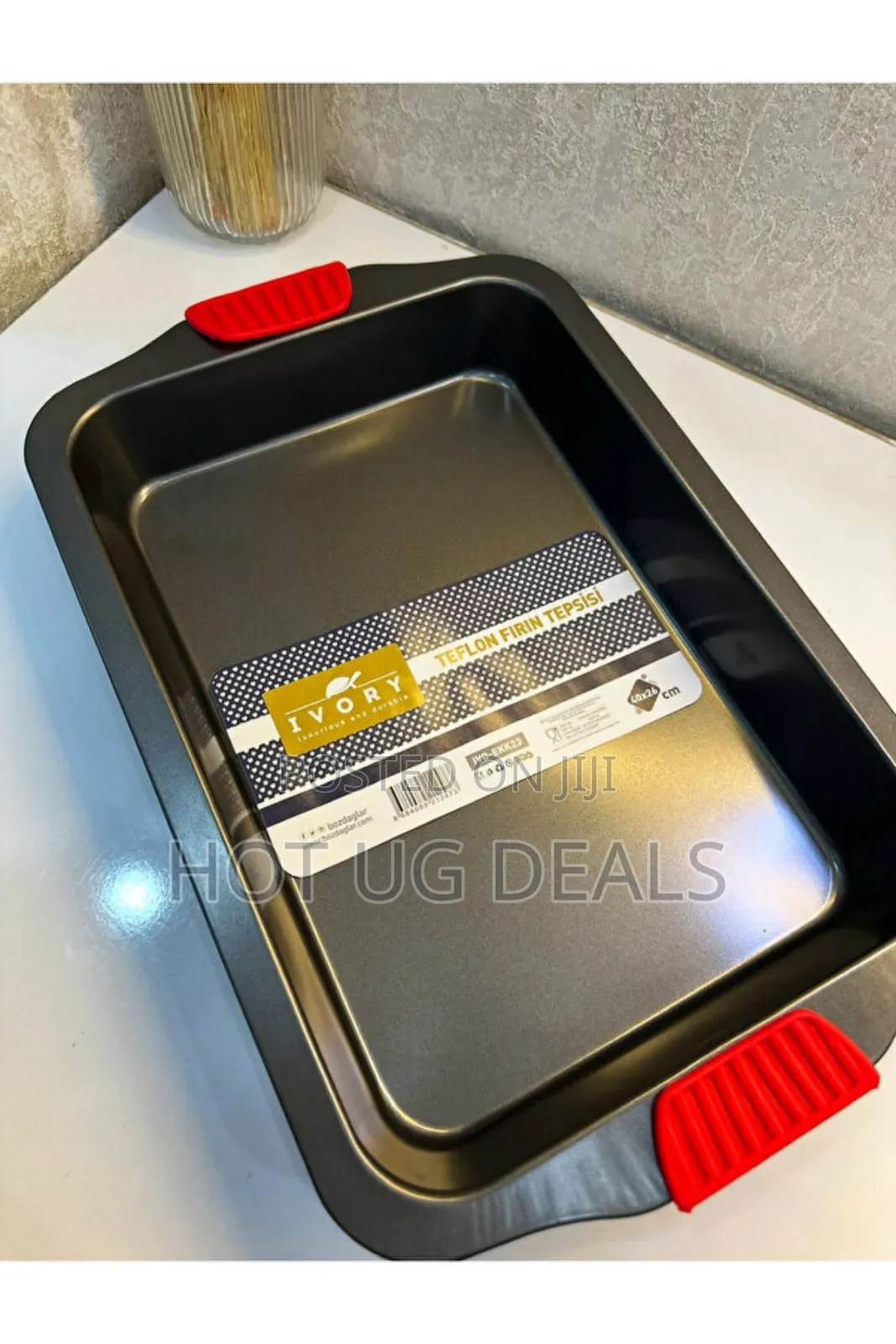 Non-stick Baking Tray With Silicone Handles