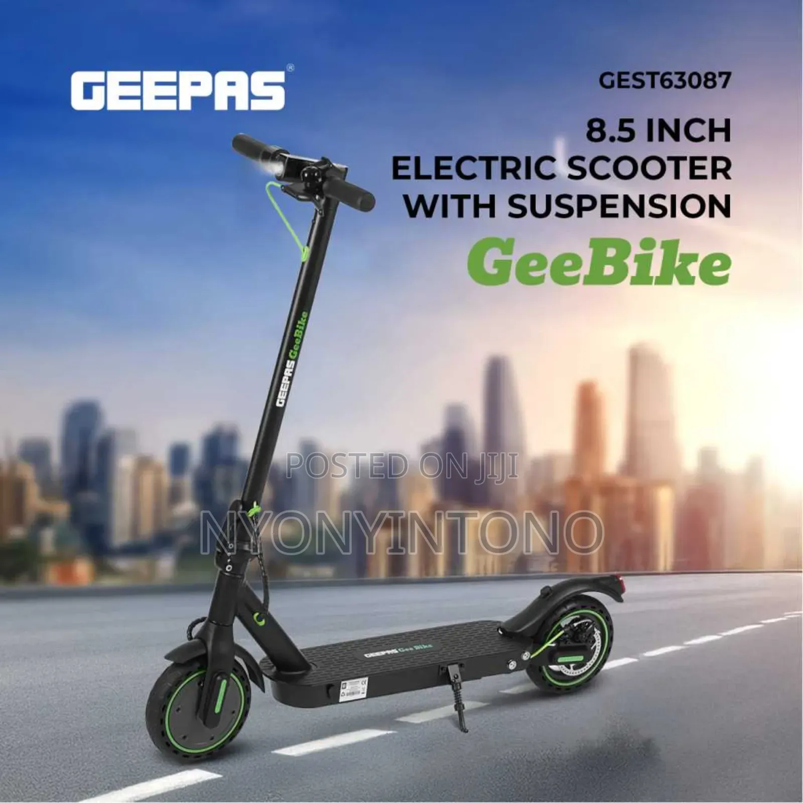 Geepas 8.5" Electric Scooter With Suspension Gest 63087