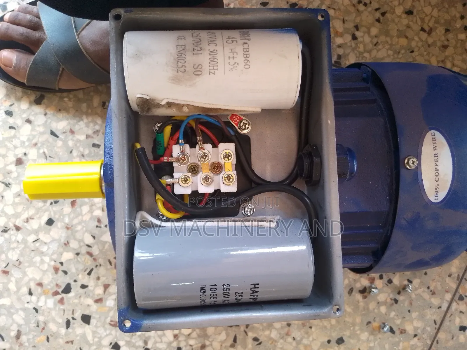 Double Capacitor 3hp/2.2kw Single Phase Normal Speed Motor