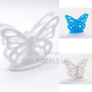 Beautiful Butterfly Plastic Craft Napkin Paper Towel Tissue Holder