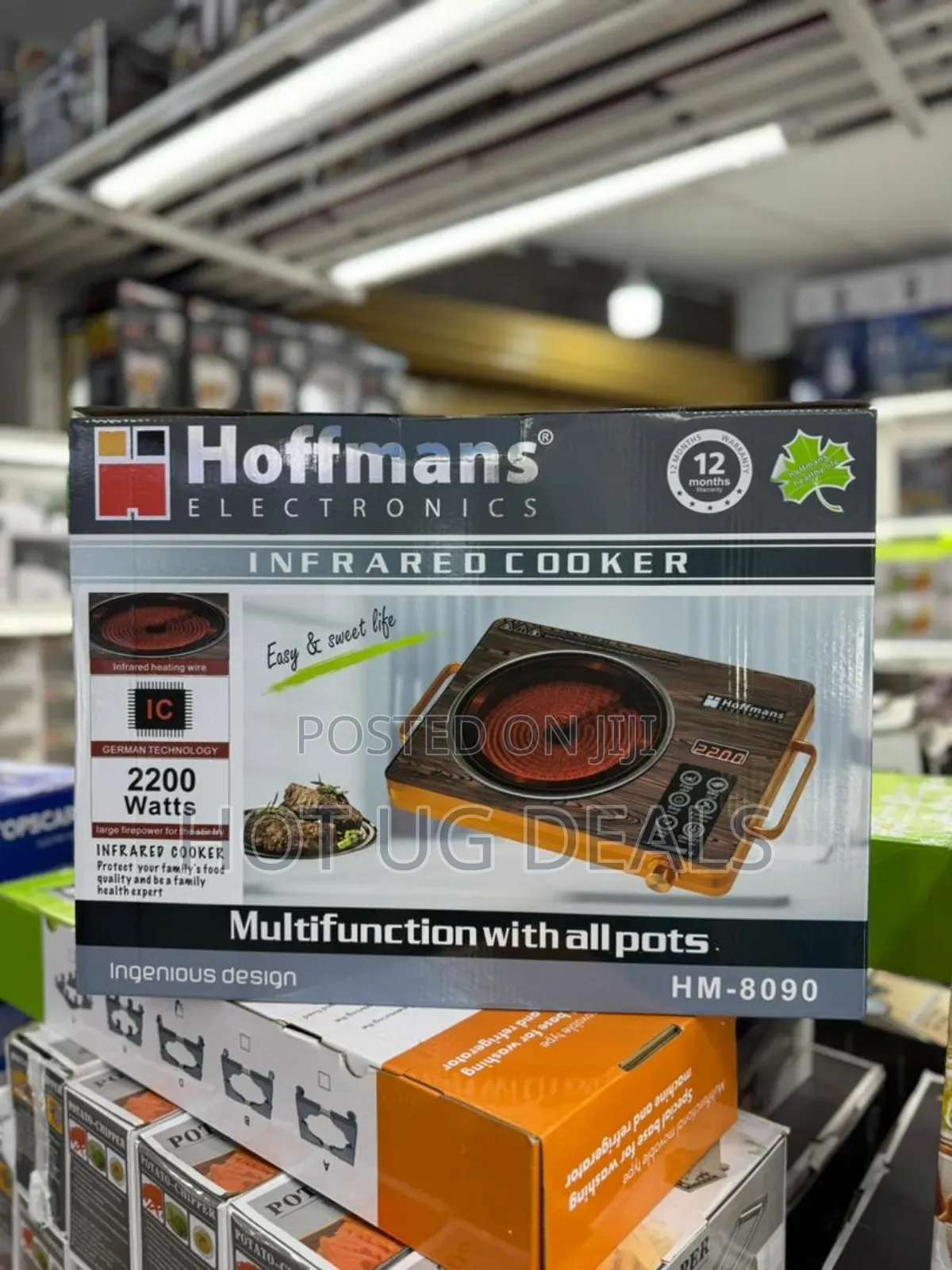 Hoffmans Automatic Digital Infrared Stove Induction Cooker