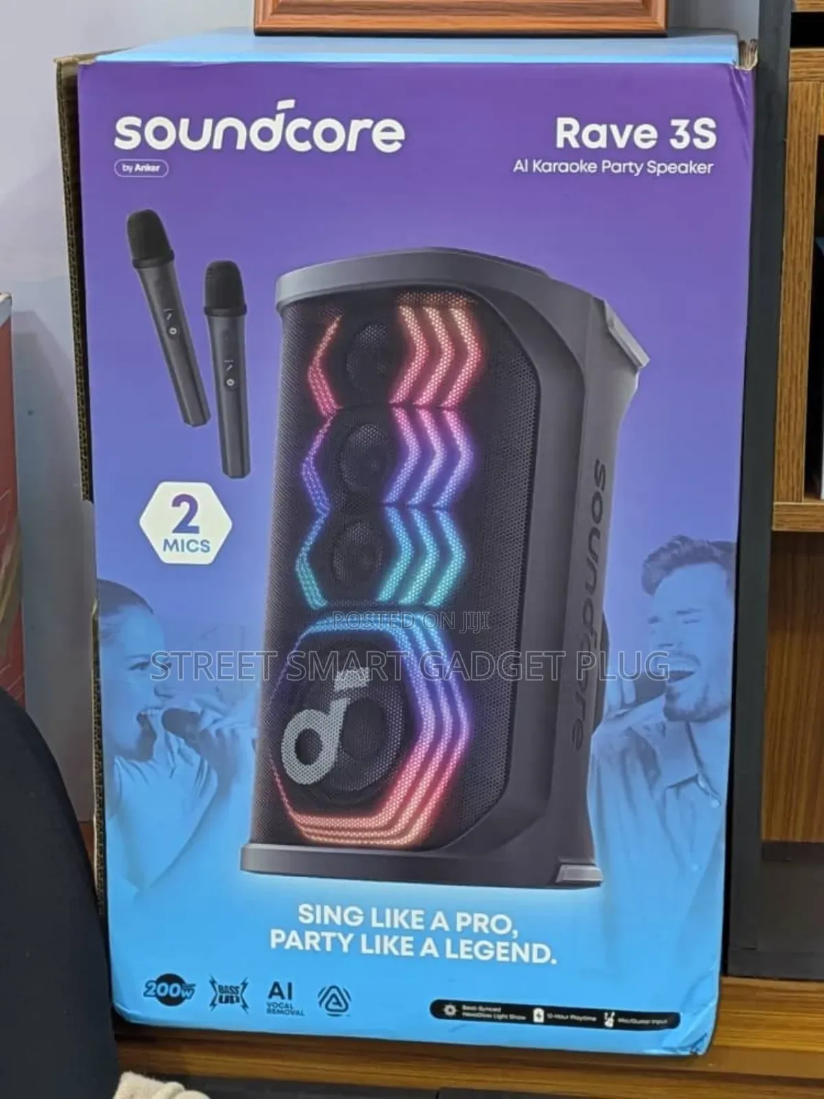 Soundcore Rave 3s 200watts Bluetooth Speaker With Mics