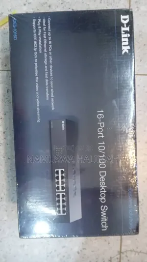 D-Link Des-1016d 16-Port 10/100 Desktop Switch.