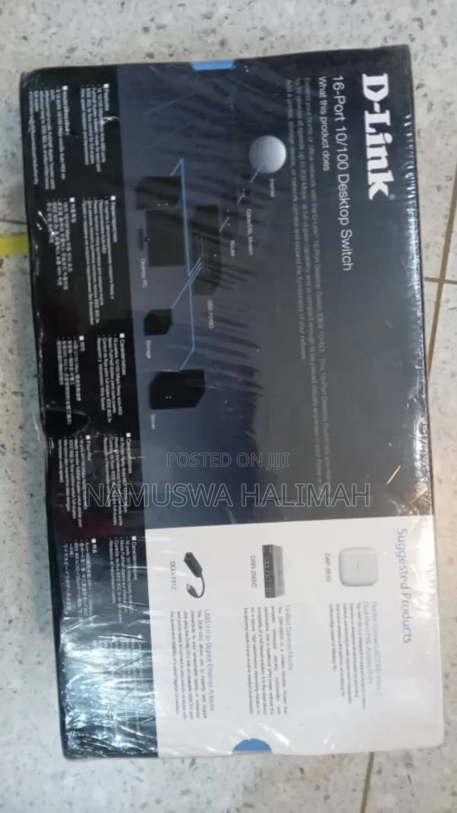 D-Link Des-1016d 16-Port 10/100 Desktop Switch.