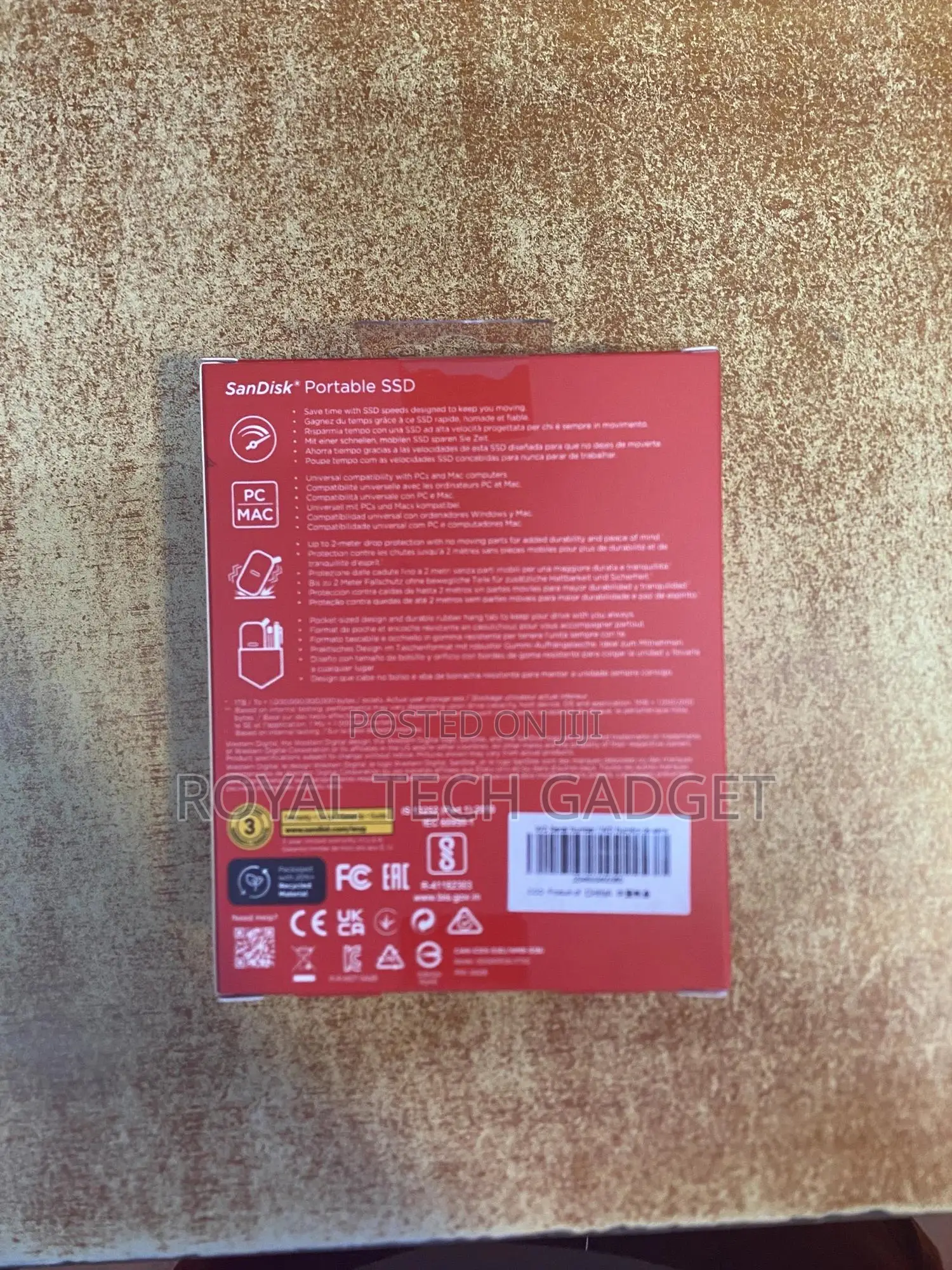 2tb Sandisk External Portable SSD
