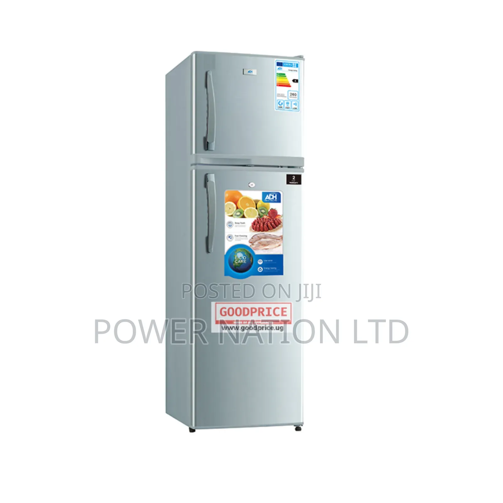 178 Liters Adh Fridge Double Door Model9080dd9080