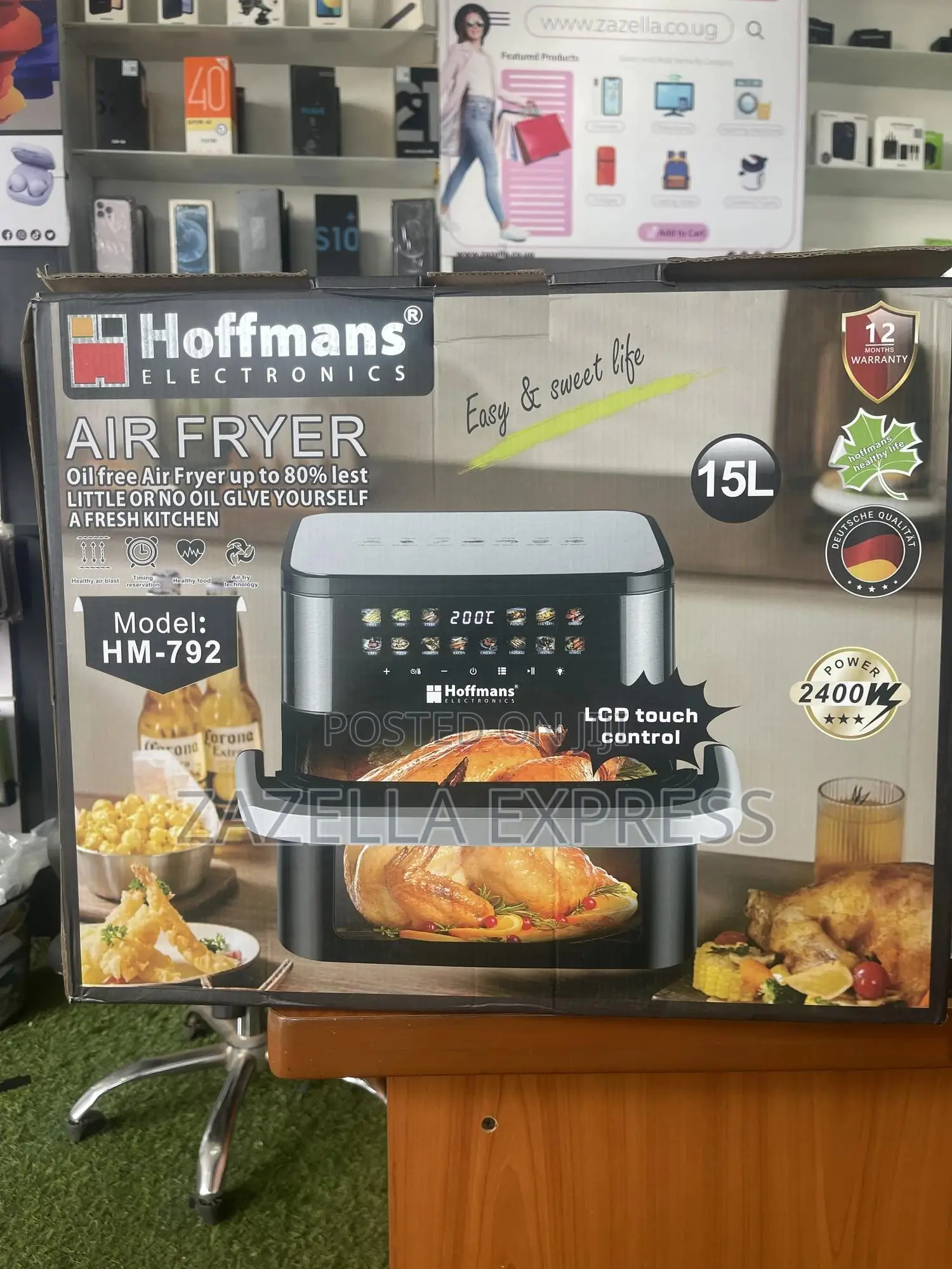 Hoffman's Airfryer / Hoffman's 15l Air Fryer Hm 792
