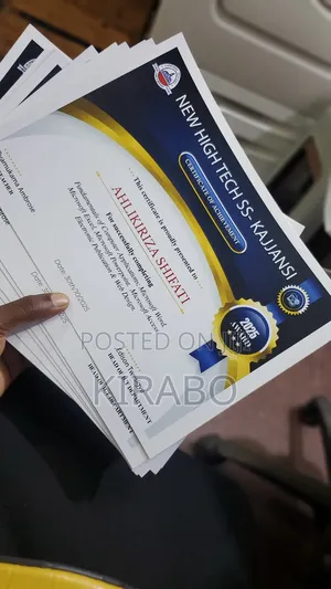 Certificates Design Printing