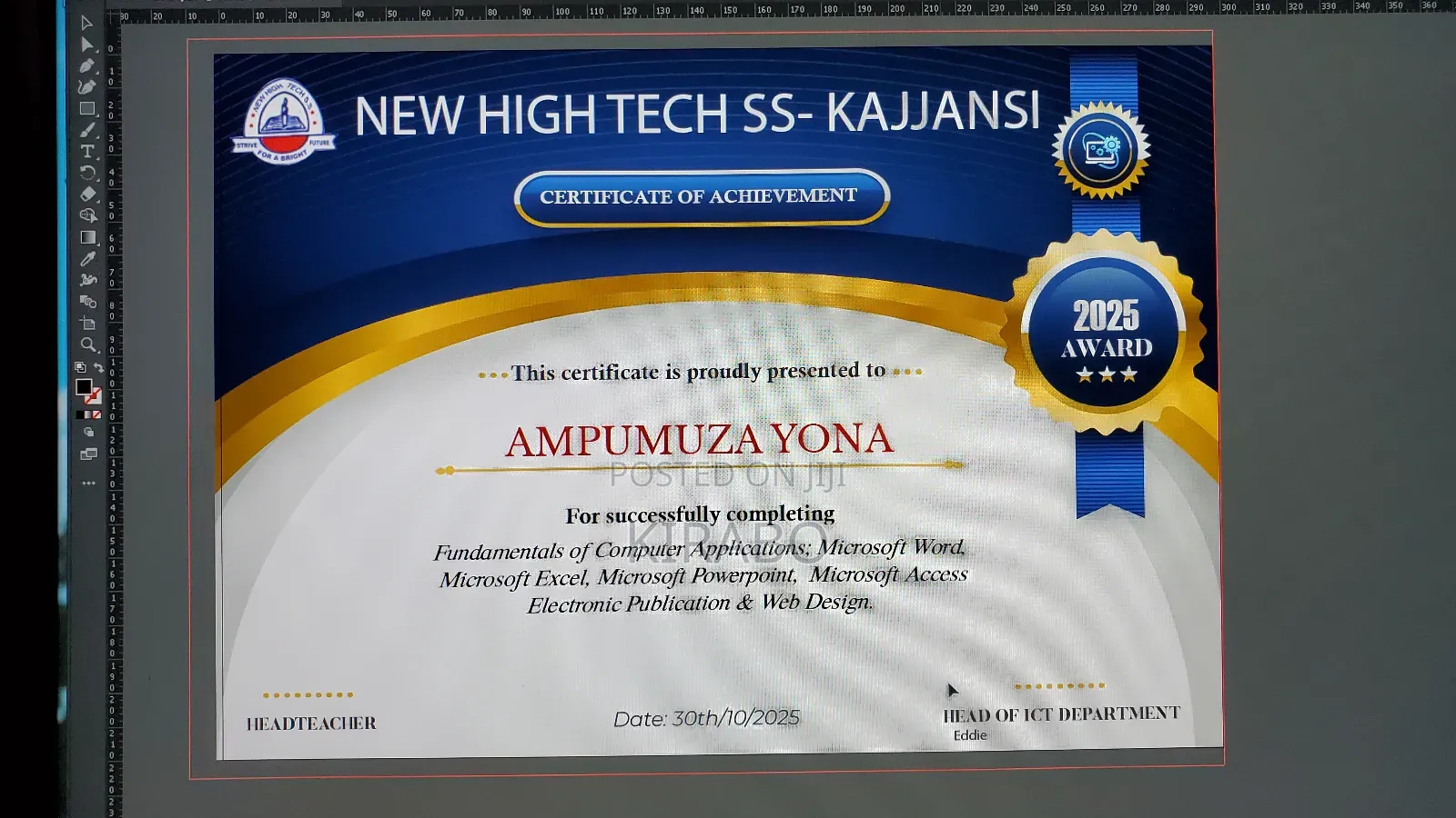 Certificates Design Printing