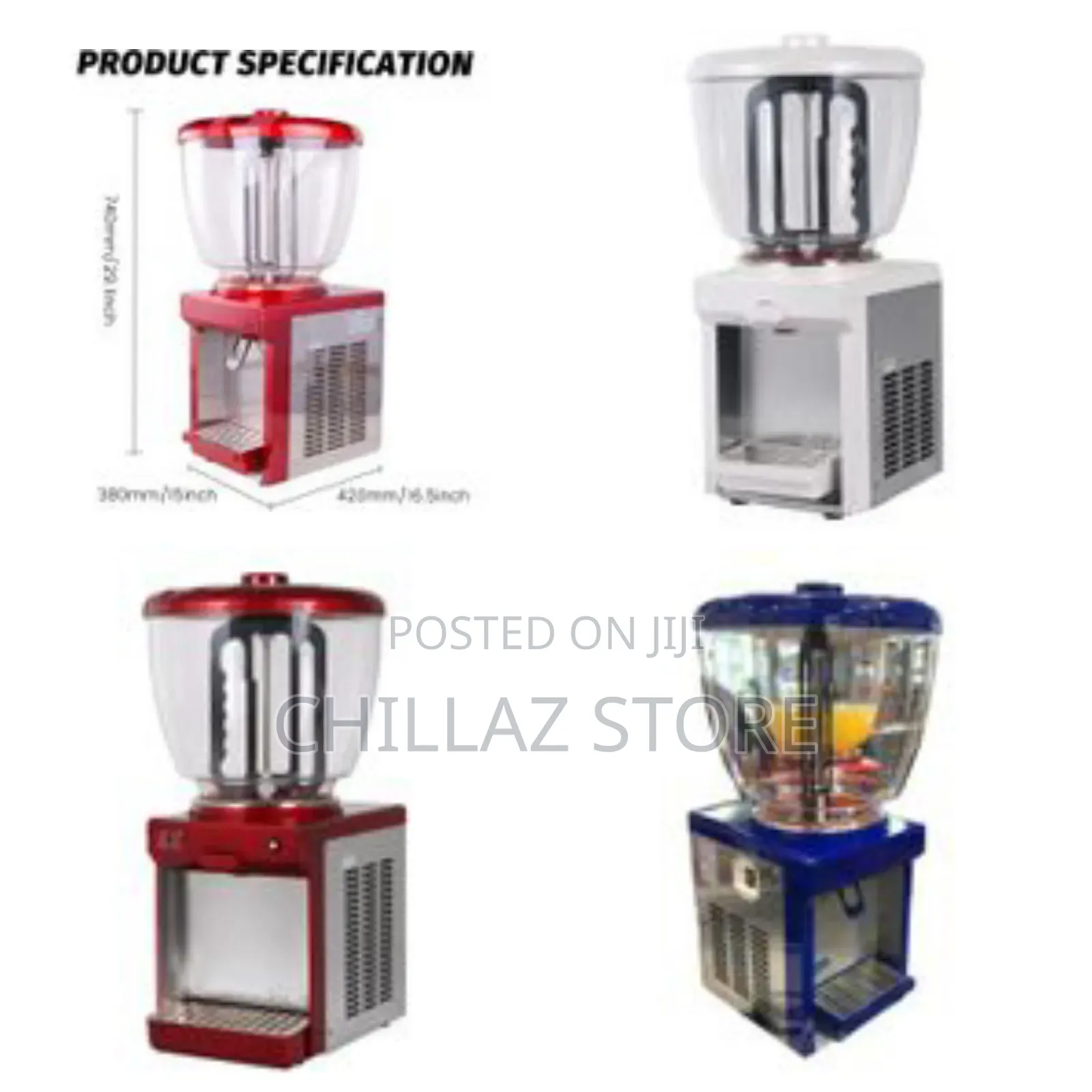 Single Multipurpose Juicer Dispenser.