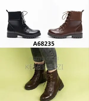 Women's Lace-Up Combat Ankle Boots