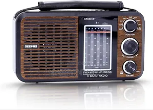 Geepas Rechargeable 8band Radio With Usb Port Bluetooth