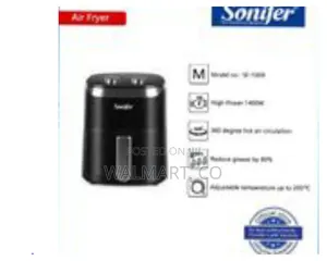 Sonifer 4.2ltr Air Fryer Hot Electric Oven-Black