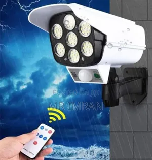 Dummy Security Camera With a Motion-Activated Light.