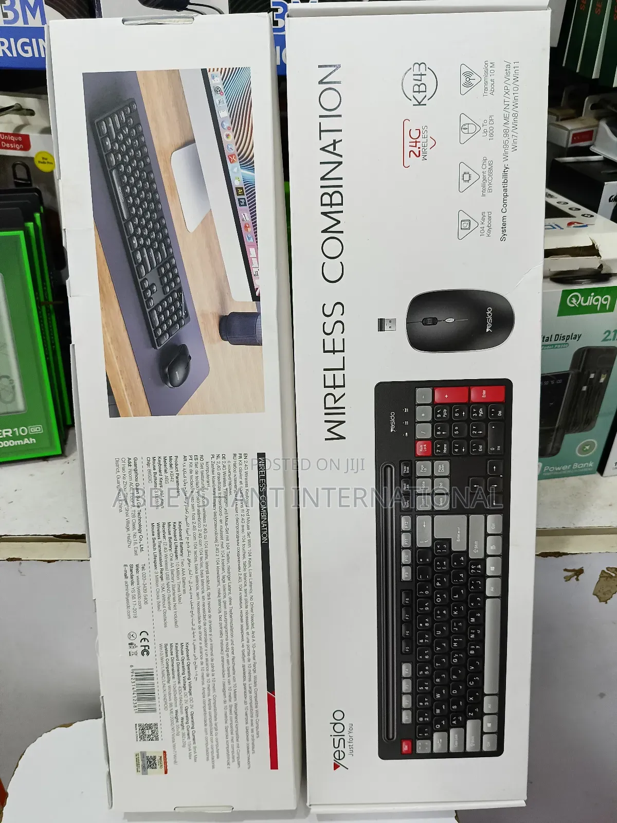 Yesdo Wireless Keyboard and Mouse
