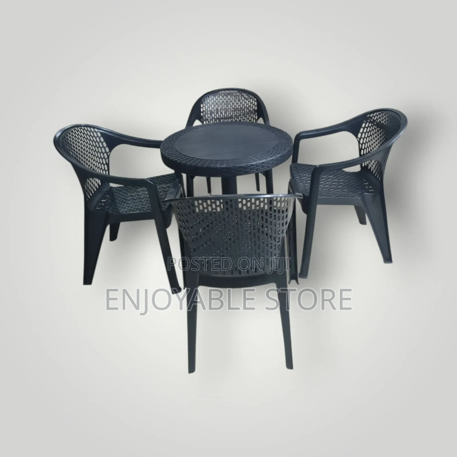 Simplified Plastic Table and Chairs Simplified Plastic Table and Chair