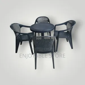 Simplified Plastic Table and Chairs Simplified Plastic Table and Chair