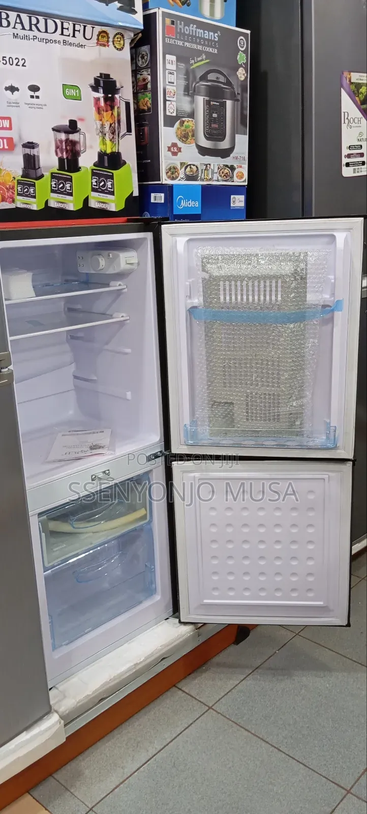 Roch 145l Double Door Bottom Freezer Refrigerator – Energy Saving
